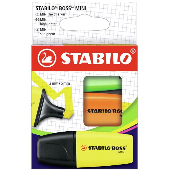 AST3 STABILO BOSS MINI GL/AC/VD