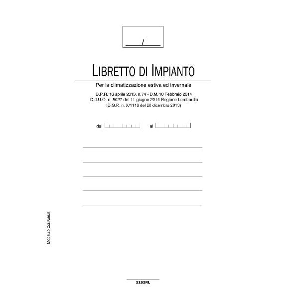 LIBRETTO IMP.CLIMAT LOMBAR 48P