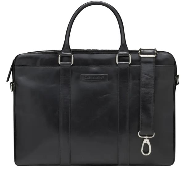 BORSA PELLE NORDBORG 15 BLACK