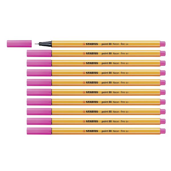 CF10 FINELINER POINT 88 ROSA NEON