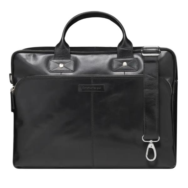 BORSA PELLE KRONBORG 15 NERO