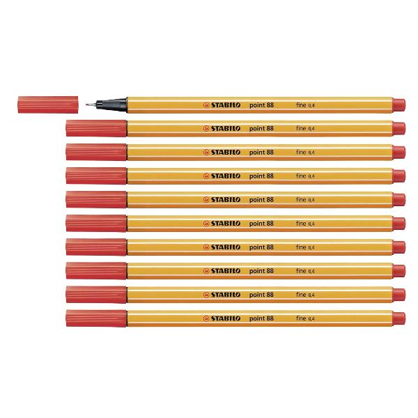 CF10 FINELINER POINT 88 ROSSO