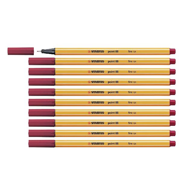 CF10 FINELINER POINT 88 ROSSO CREMI