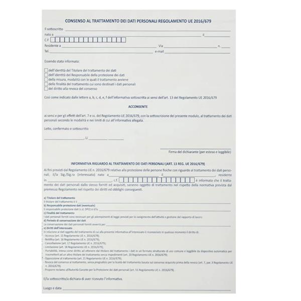 CF25MODULO CONS. DATI PERSONALI