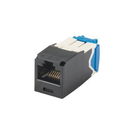 PRESA MINICOM RJ45U CAT.6A NERO