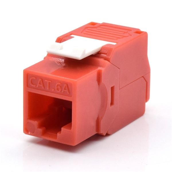 PRESA RJ45U CAT.6A  ROSSO