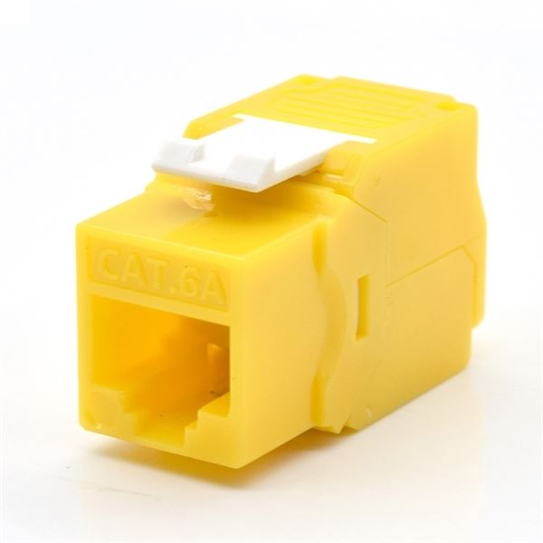 PRESA RJ45U CAT.6A  GIALLO