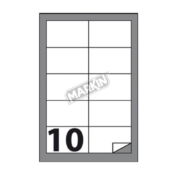 CF1000 ETICHETTE 10F X 10  87 53