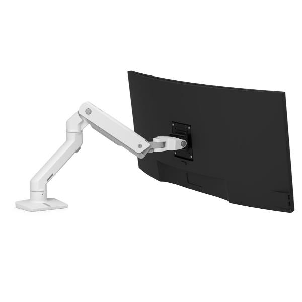 HX DESK MONITOR ARM, WHITE