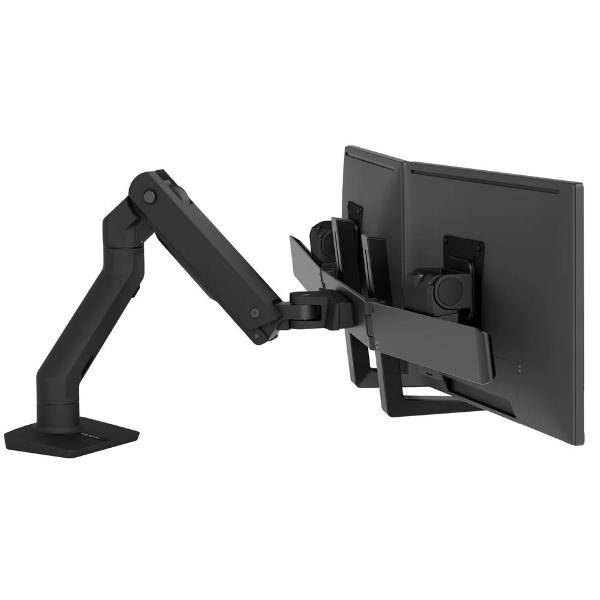 HX DESK DUAL MONITOR ARM, MBK