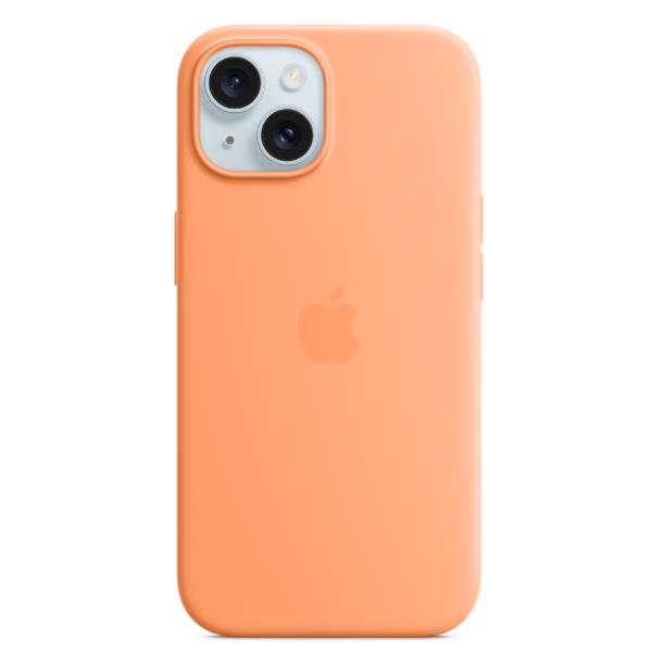 IPHONE 15 PLUS SI CASE ORANGESORBET