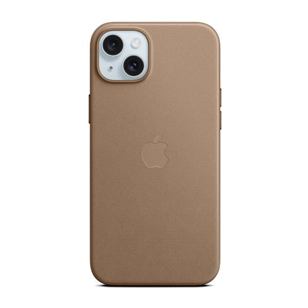 IPHONE 15 PLUS FINEWOVEN CASE TAUPE