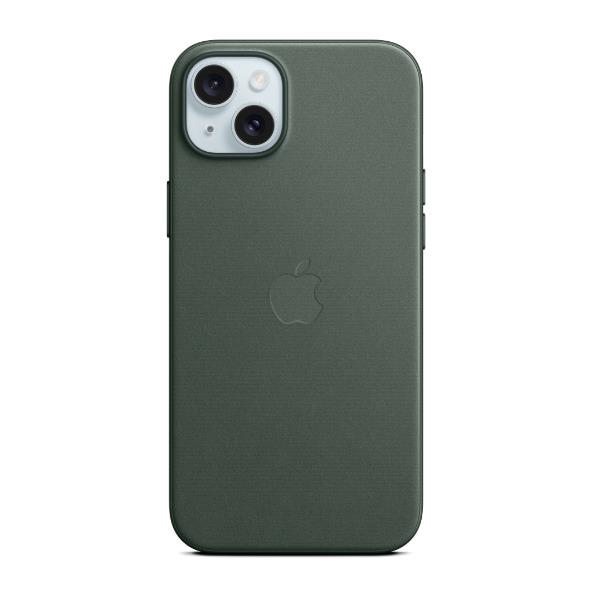 IPHONE 15 PLUS FINEWOVEN CASE GRN