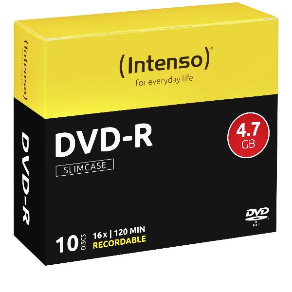 DVD-R 4.7GB 16X SLIM CASE 10PZ