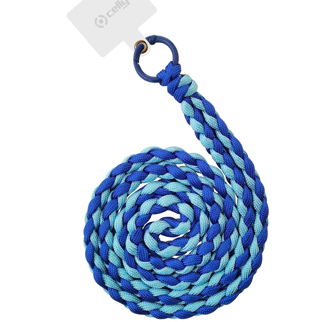 NECKLACE UNI BRAIDED BLUE