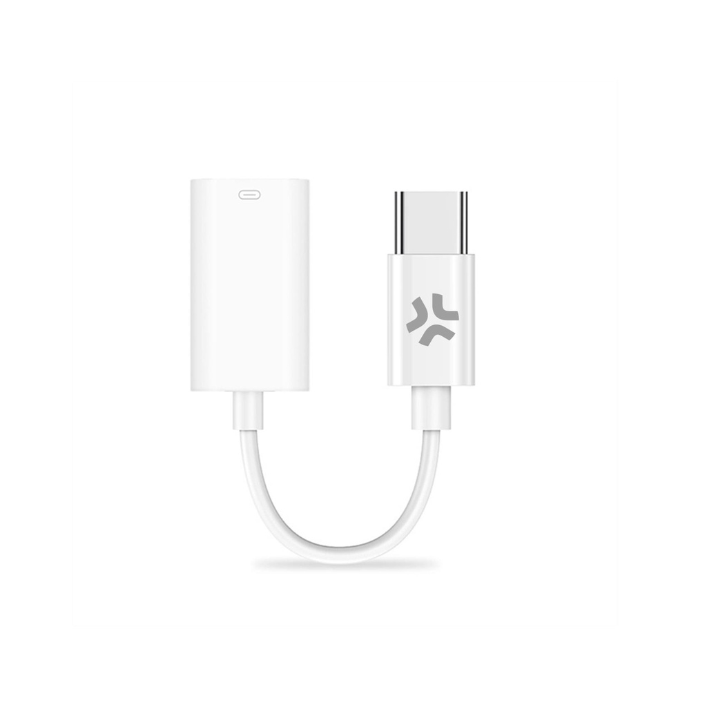 USB-C LIGHTNING ADAPTER WHITE