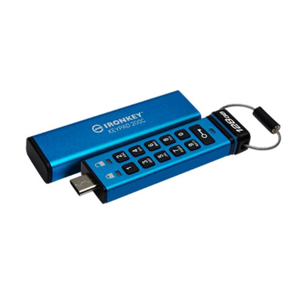 128GB USB-C IRONKEY KEYPAD 200C