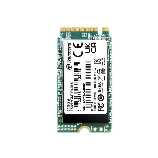 [TS1TMTE400S] 1TB M2 2242 PCIEGEN3X4 NVME 3DTLC