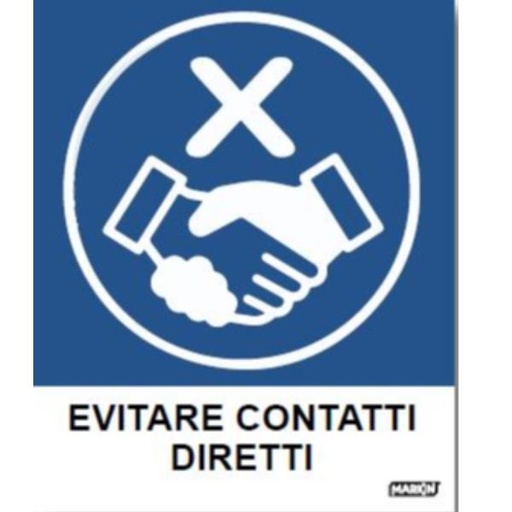 [X110COV-6] BUSTA 2FG EVITARE CONTATTI DIRETTI