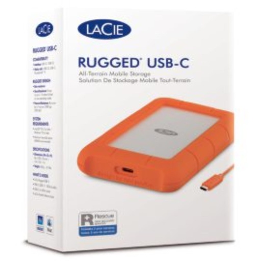 [STFR2000800_] 2TB LACIE RUGGED HDD USB-C