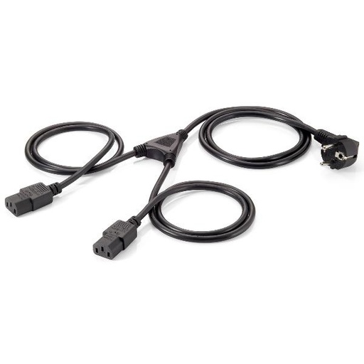 [112220] POWER CABLE Y-VERION 2 X IEC C13 TO