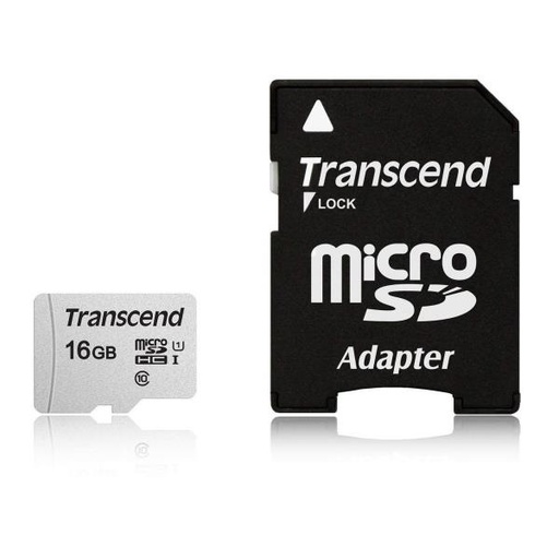 [TS16GUSD300S-A] 16GB UHS-I U1 MICROSD WITH ADAPTER