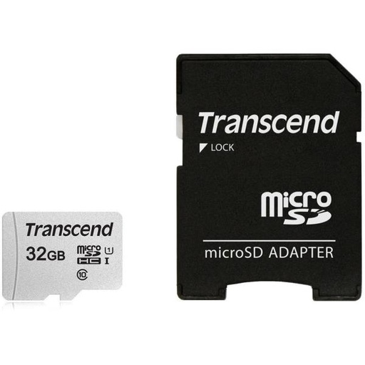 [TS32GUSD300S-A] 32GB UHS-I U1 MICROSD WITH ADAPTER