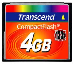 [TS4GCF133] 4GB CF CARD (133X)