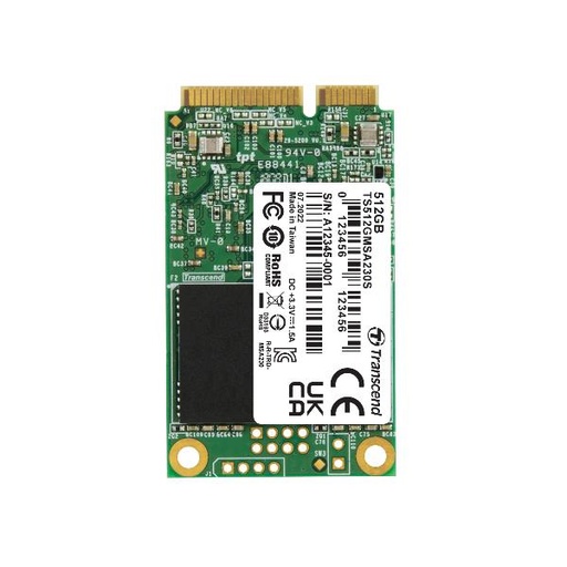 [TS512GMSA230S] 512GB MSATA SSD SATA3 3D  TLC