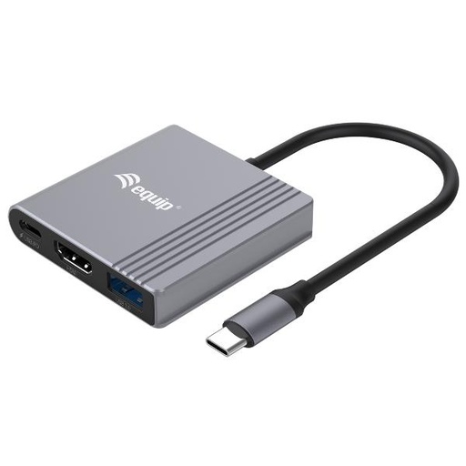 [133488] 3 IN 1 USB-C TO HDMI/USB-A/USB PD A