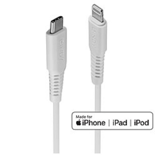 [31316-LND] 1M USB C AN LIGHTNING KABEL, WEIß