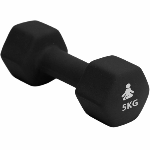 [DB1X5BK] FITPADDY HEXAGONAL DUMBBELL 5 KG