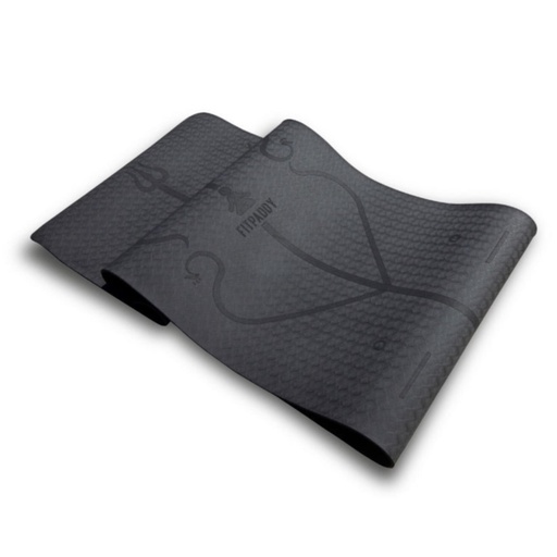 [MAT01BL] FITPADDY YOGA MAT TPE 6MM BLACK