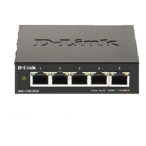 [DGS-1100-05V2] 5-PORT GIGABIT SMART MANAGED SWITCH