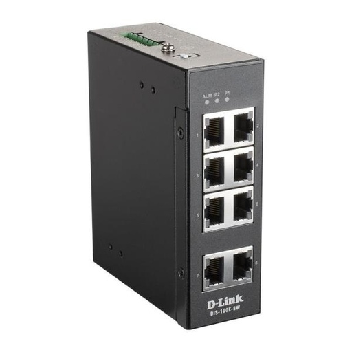 [DIS-100E-8W] 8 PORT UNMANAGED SWITCH WITH 8