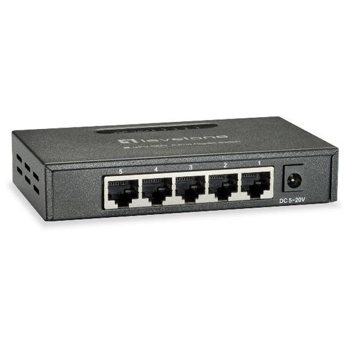 [GEU-0523] 5 PORTE GIGABIT ETHERNET SWITCH