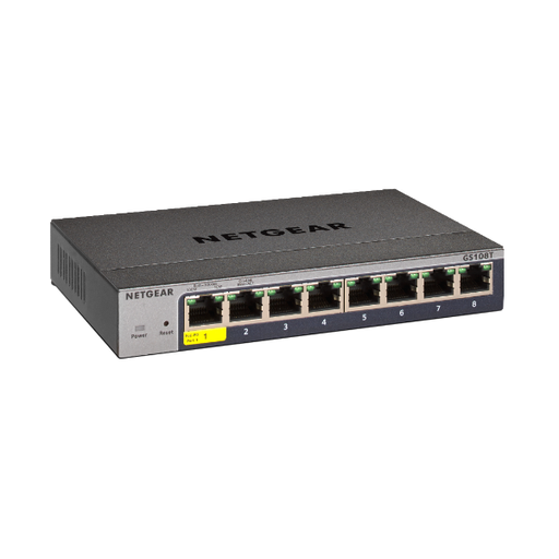 [GS108T-300PES] SWITCH GIGABIT SMART MANAGED PRO 8P