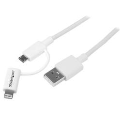 [LTUB1MWH] CAVO 2 IN 1 USB A LIGHTNING 8 PIN