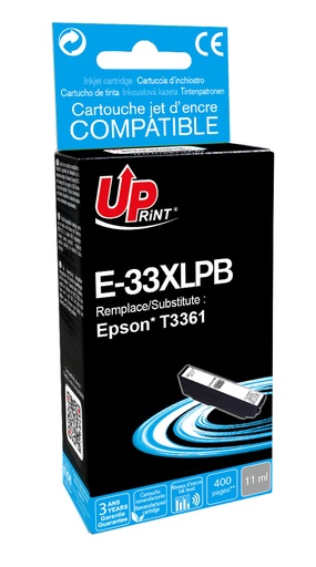 [EJ33XLPBUPR] E-33XLPB Per EPSON 33XL FOTO Nero Cartuccia inchiostro 11ml  400pg