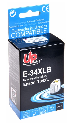 [EJ34XLBUP] E-34XLB per EPSON T3471/3461 Cartuccia inchiostro nero 23.4ml  1.100pg