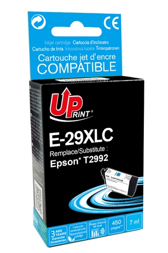 [EJ29XLCUPR] E-29XLC per EPSON T2982 T2992 Cartuccia inchiostro ciano 7 ml