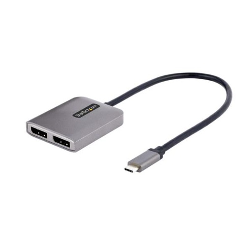 [MST14CD122DP] ADATTATORE USB-C DP A 2 PT 4K