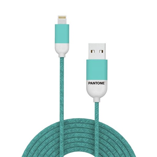 [PT-LCS001-5L] PANTONE LIGHTNING CABLE 1.5MT CYAN