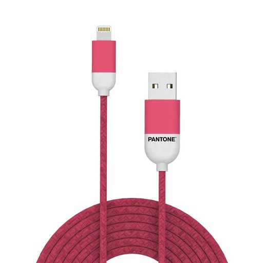 [PT-LCS001-5P] PANTONE LIGHTNING CABLE 1.5MT PINK