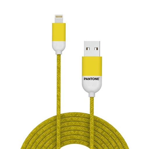 [PT-LCS001-5Y] PANTONE LIGHTNING CABLE 1.5MT YELW