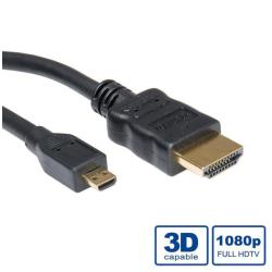 [RO11.99.5581] CAVO HDMI A - MICRO HDMI 2 METRI