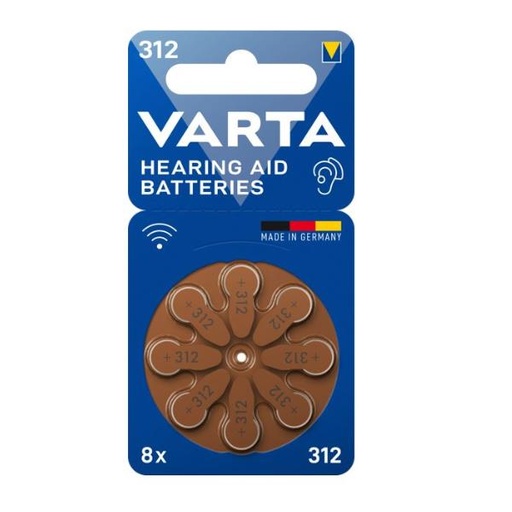 [24607101418] 312 HEARING AID BATTERY CF8