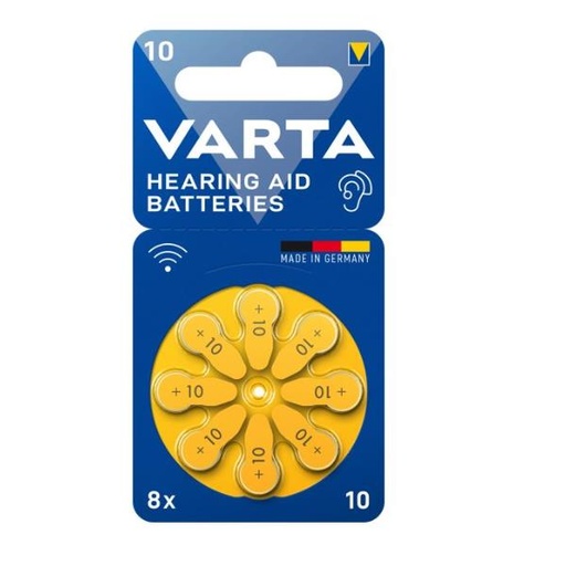 [24610101418] 10 HEARING AID BATTERY 10 CF8