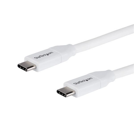 [USB2C5C2MW] CAVO USB-C A USB-C CON PD 5A - M/M