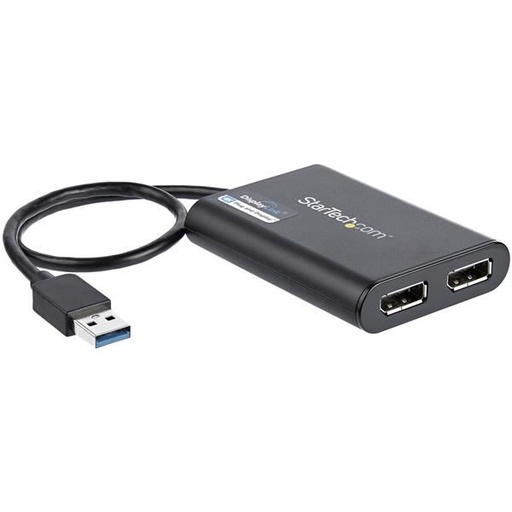 [USB32DP24K60] ADATTATORE USB A DUE DP - 4K 60 HZ